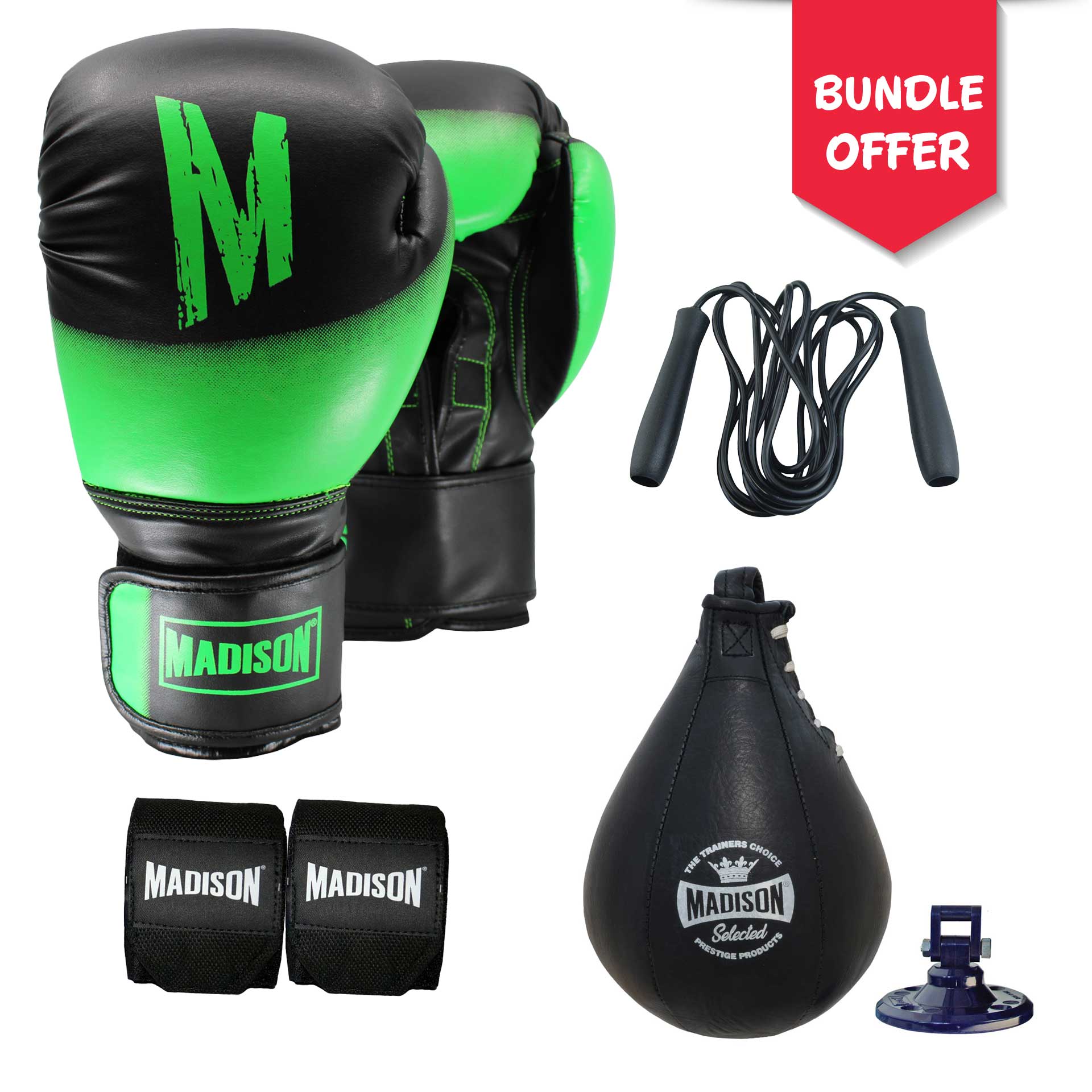 Sport Boxing Gear Bundle Speed Ball Gloves Title Boxing MMA Speed