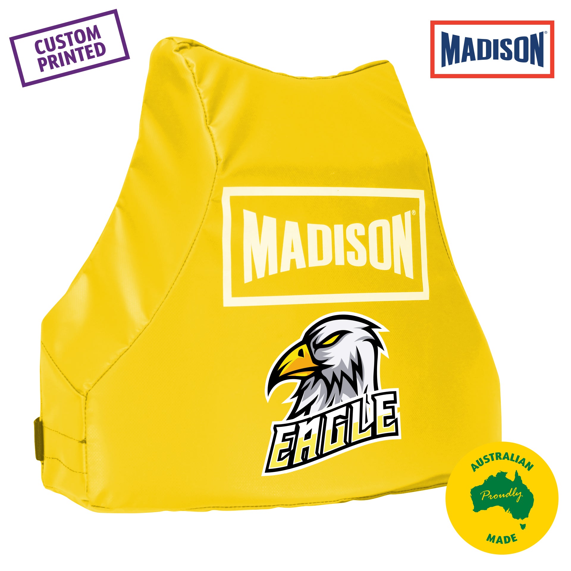 PP279PR CLUB Wrap Body Shield Custom Printed Madison Sport