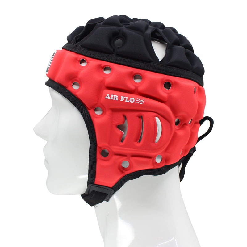 Load image into Gallery viewer, Air Flo Headguard - Red/Black
