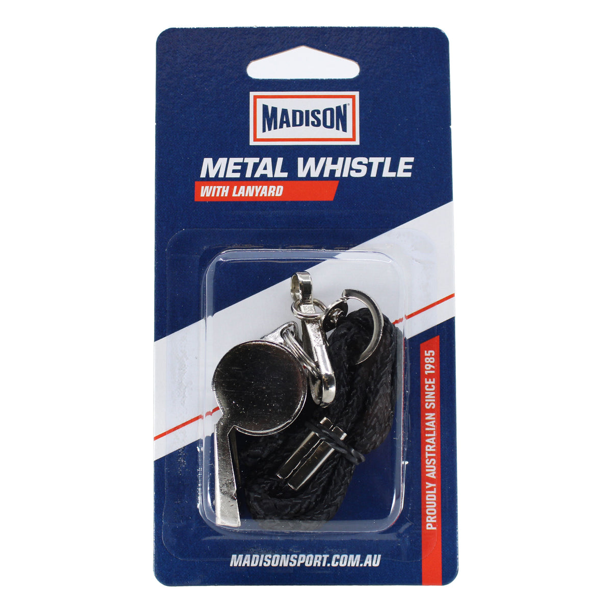Metal Whistle with Lanyard