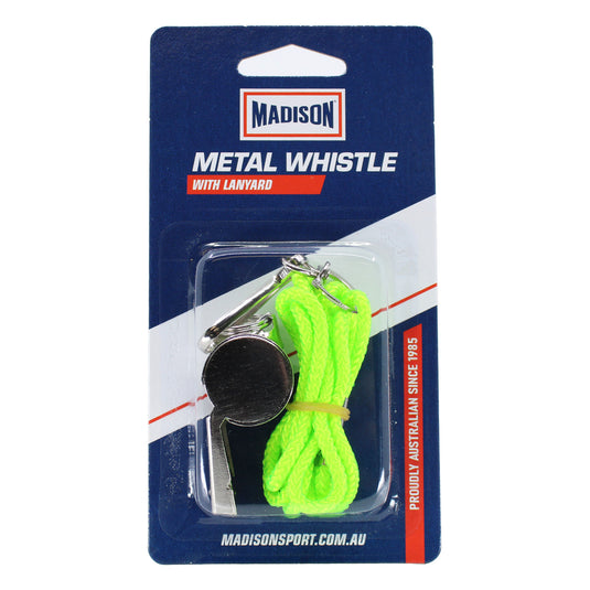Metal Whistle with Lanyard