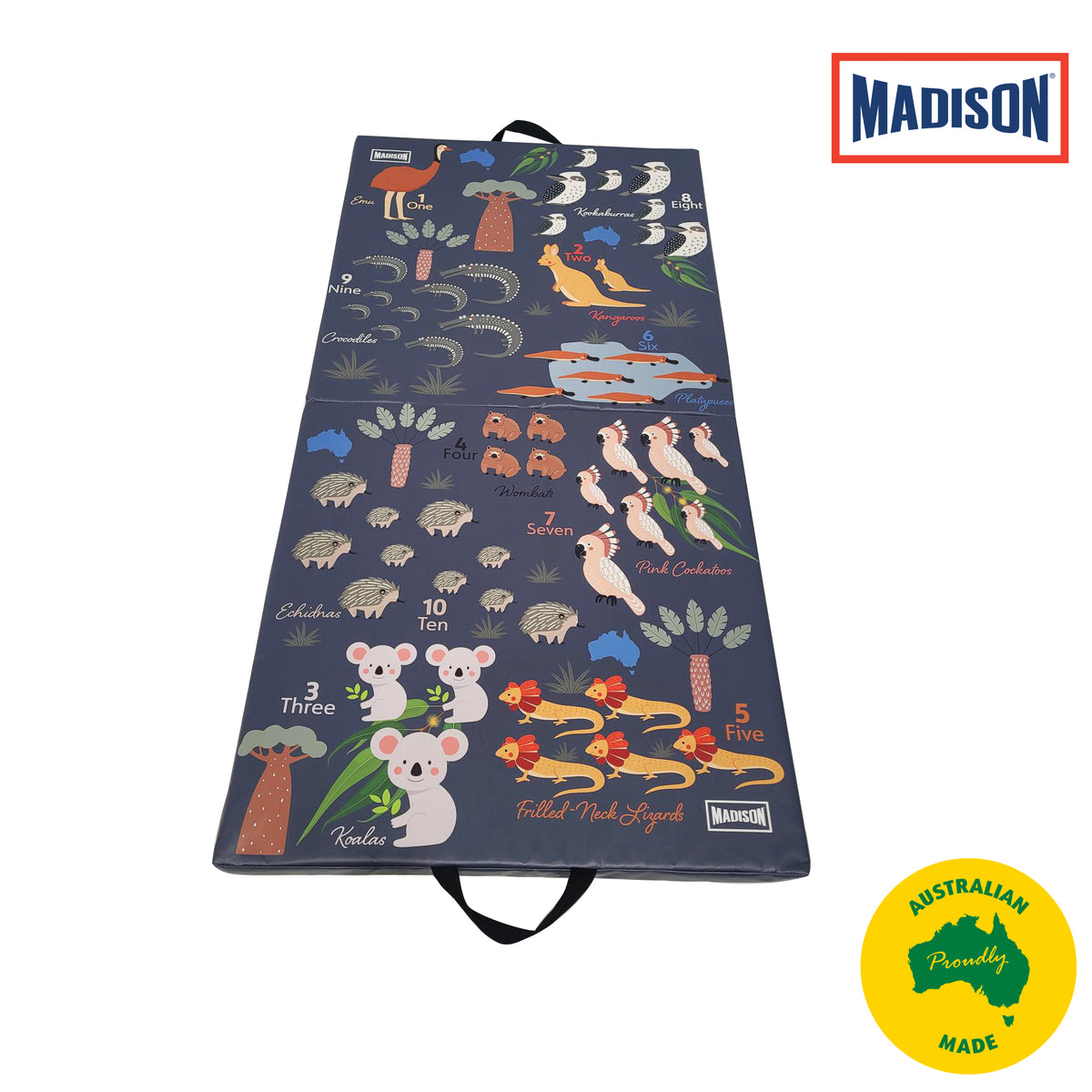 Folding Australiana Numeracy Mat