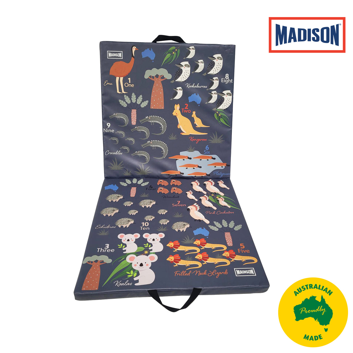 Folding Australiana Numeracy Mat