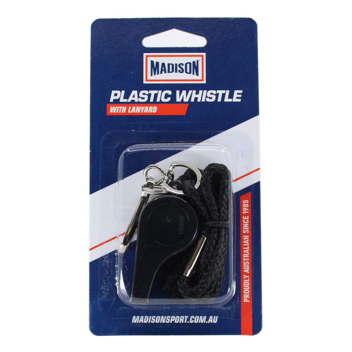 Plastic Whistle with Lanyard