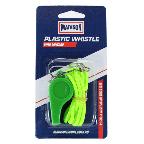 Plastic Whistle with Lanyard