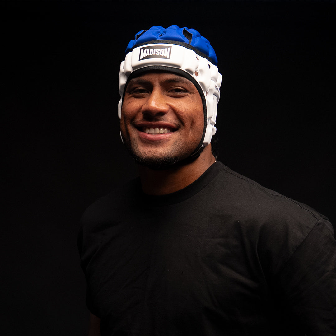 Air Flo Headguard - White/Blue