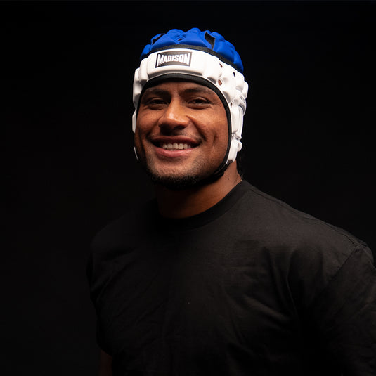 Air Flo Headguard - White/Blue