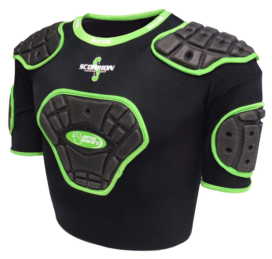 Scorpion Junior Protective Vest - Black/Green