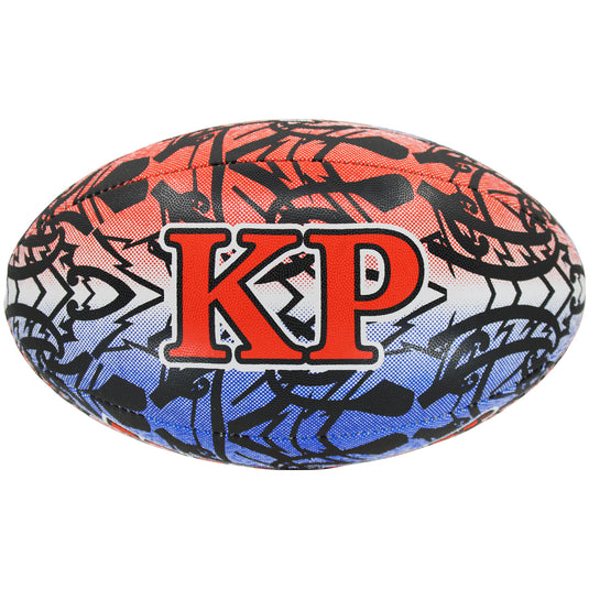 KP Rugby League Football - White/Red