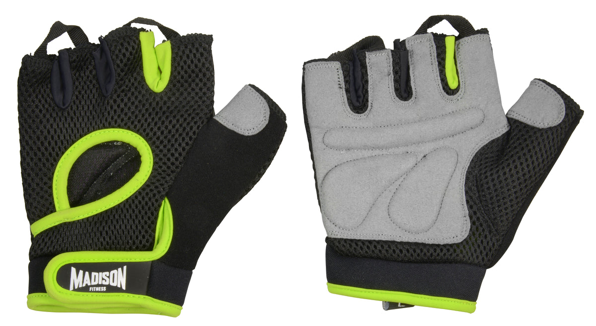 Motivate Mens Fitness Gloves - Green