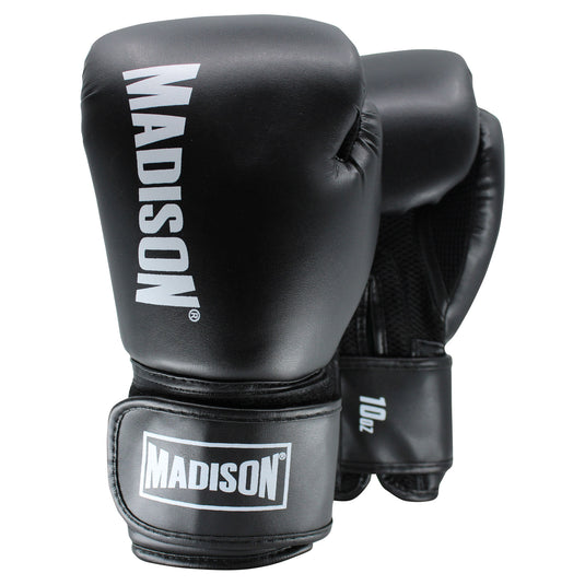 Fighting Fit Boxing Gloves - Black/White