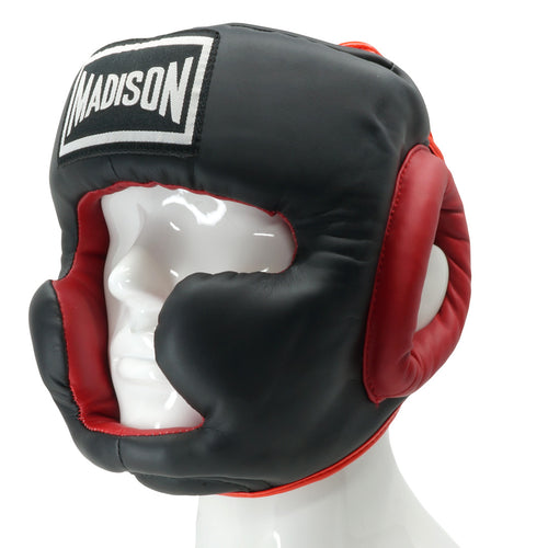 Deluxe Full Face Headguard - Red