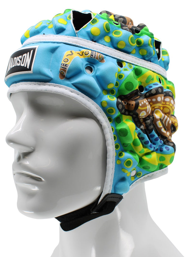 Load image into Gallery viewer, Indigenous Headguard - Blue/Green
