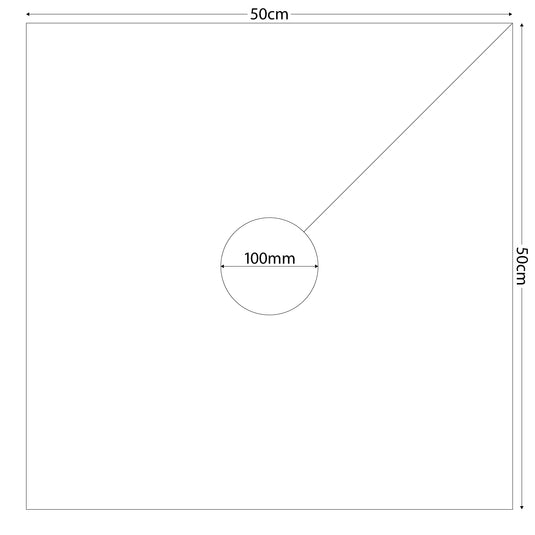 PP292-PR – Oversize Square Post Padding 1.8m – Set of 4