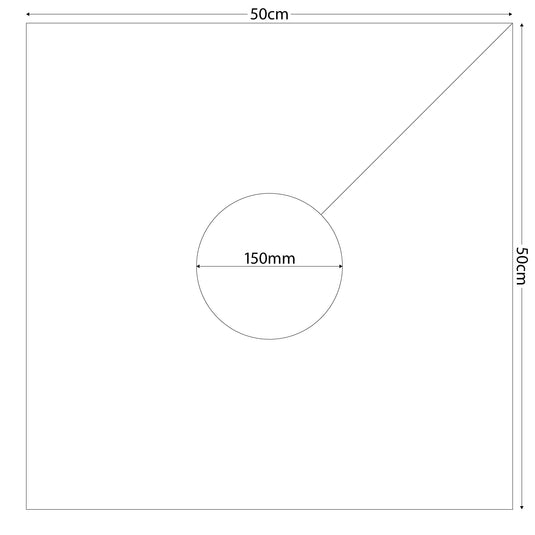 PP293-PR – Oversize Square Post Padding 1.8m – Set of 4