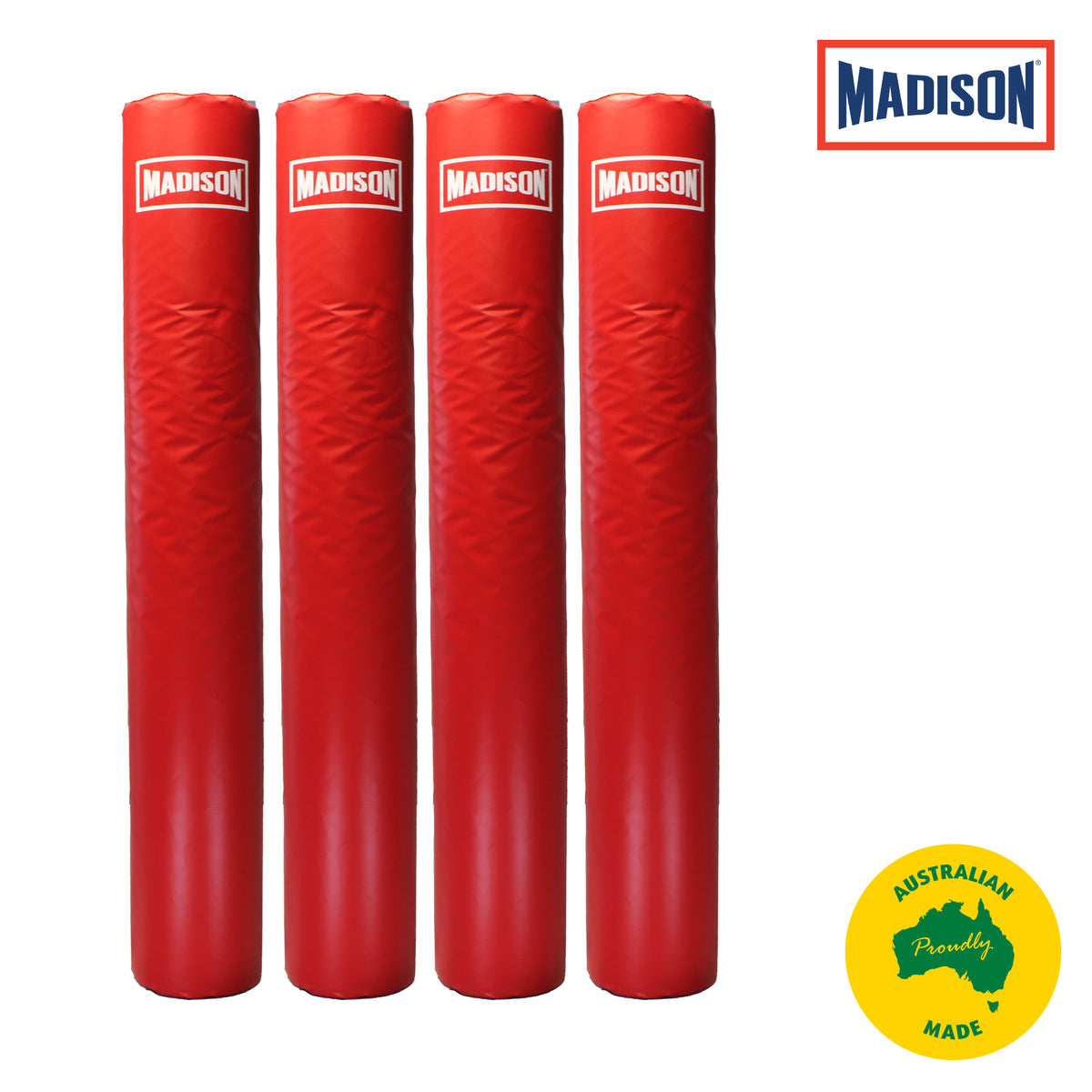 Cylindrical Super League Post Padding – 1.8m – Set of 4