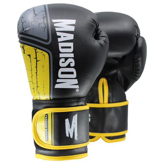 Phoenix Boxing Gloves - Black/Yellow